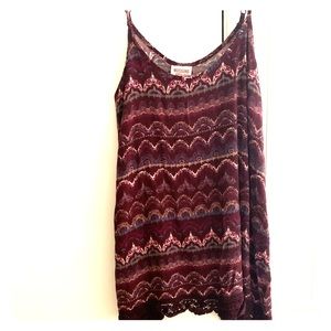 Burgundy cami